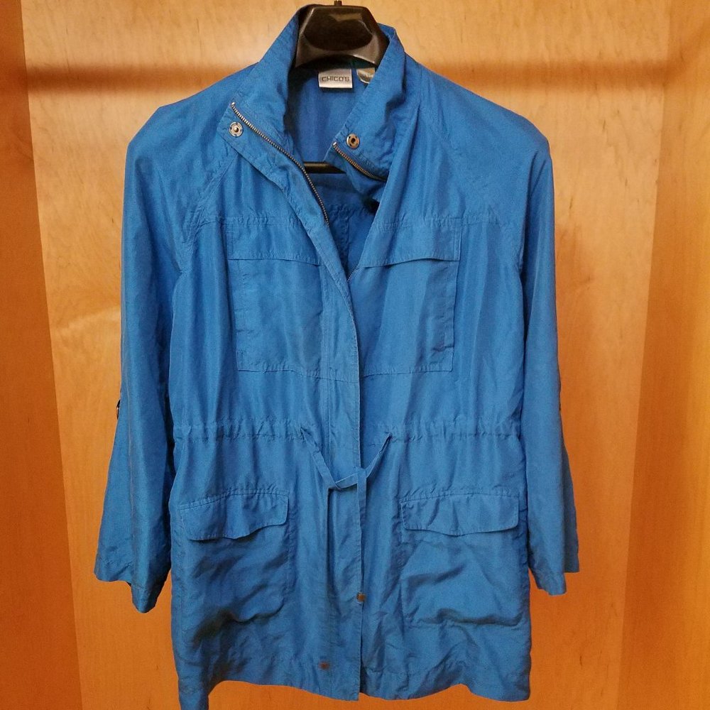 Chico's Light Jacket Silk